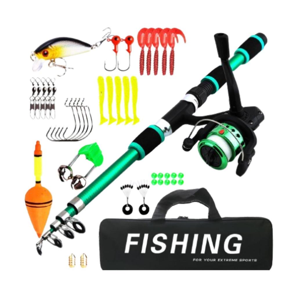 Children's Fishing Kit with Telescopic Rod and Reel for Outdoor Adventures