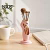 Storage for Cosmetics Tools 3D Printed Ballet Shoe Pen Holder, Decorative Desktop Organizer Stationery Cute Art Supplies, Creative Makeup Brush Holder