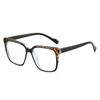 Glasses Frame Light Large Frame Plain Anti-Blue Glasses Decorative Flat Glasses