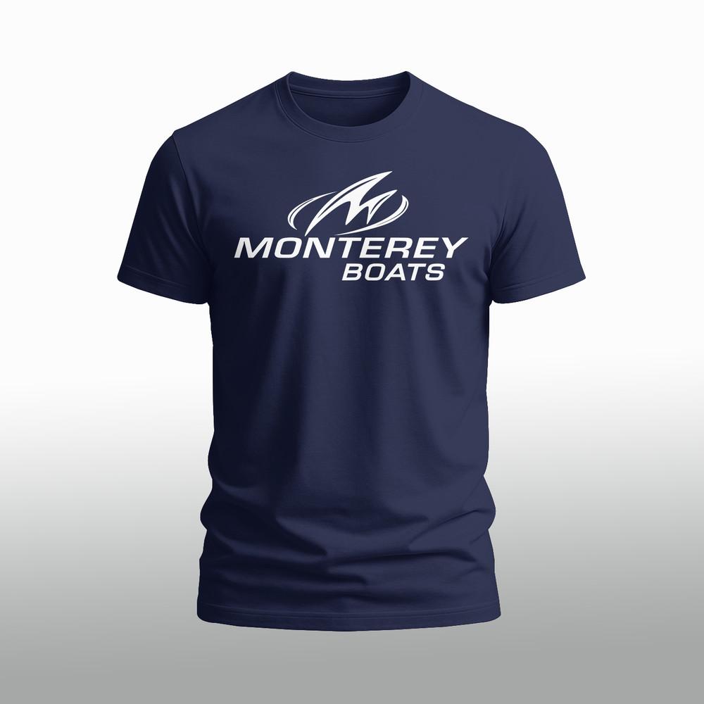

Monterey Boats Yachts Company logo funny T-Shirt Size S-5XL Made in USA Unisex T-Shirt XXXL