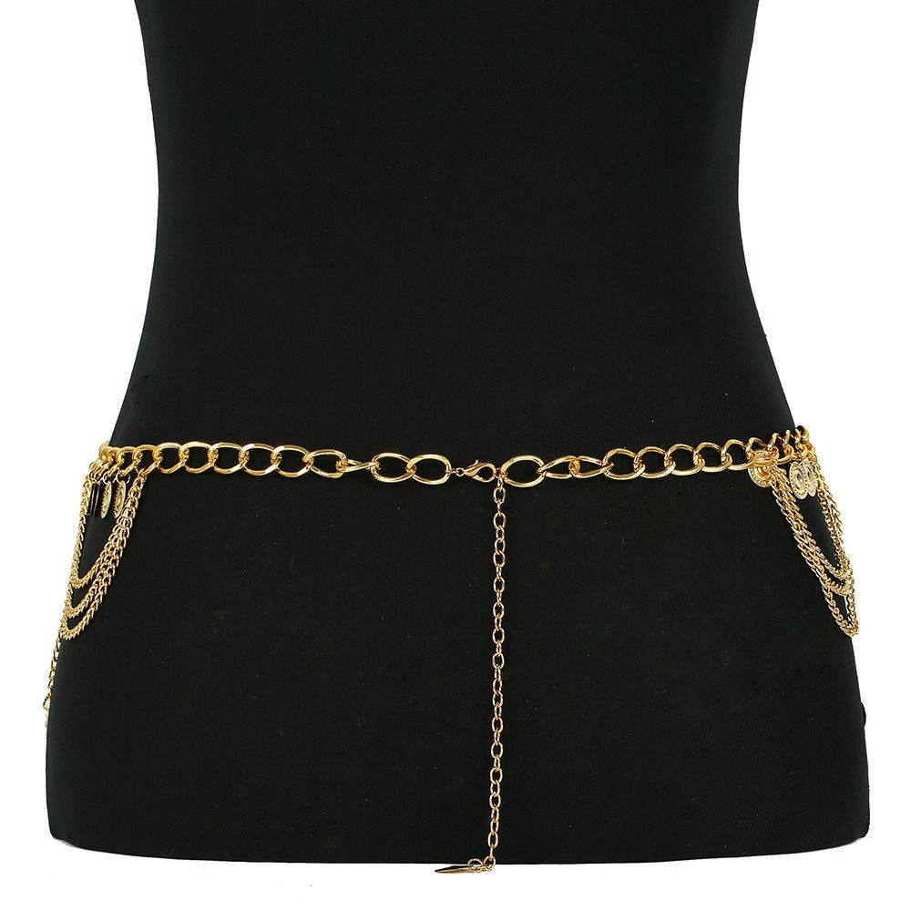 Props Woven Tang Suit Bohemian Style Chinese Style Waist Chain Head Chain Bracelet Fashion Jewelry