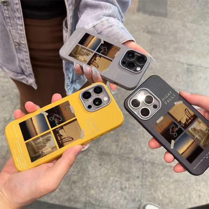 Artistic Phone Case for iPhone 13-17 Models: High-End Feel for Apple Devices