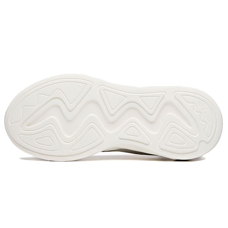 Anta Lifestyle Series Shock Absorbing Non-Slip Wear-Resistant Low-Top Dad Shoes Women Sneakers White Gray 122118840-1