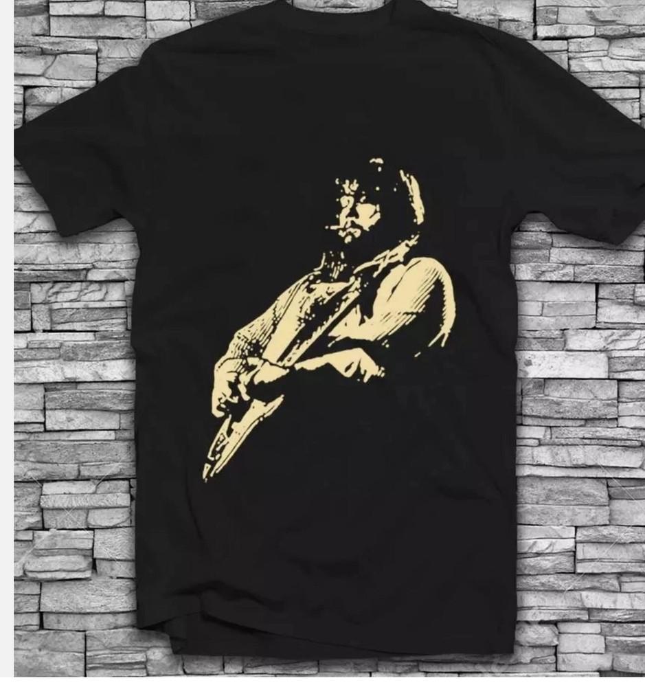 Vtg Lowell George Live In Concert Cotton Black All Size Unisex Shirt Unisex T-Shirt L