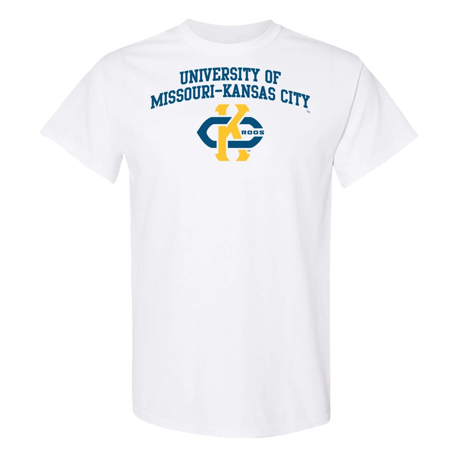 Missouri-Kansas City Kangaroos Arch Logo T-Shirt - White 3XL