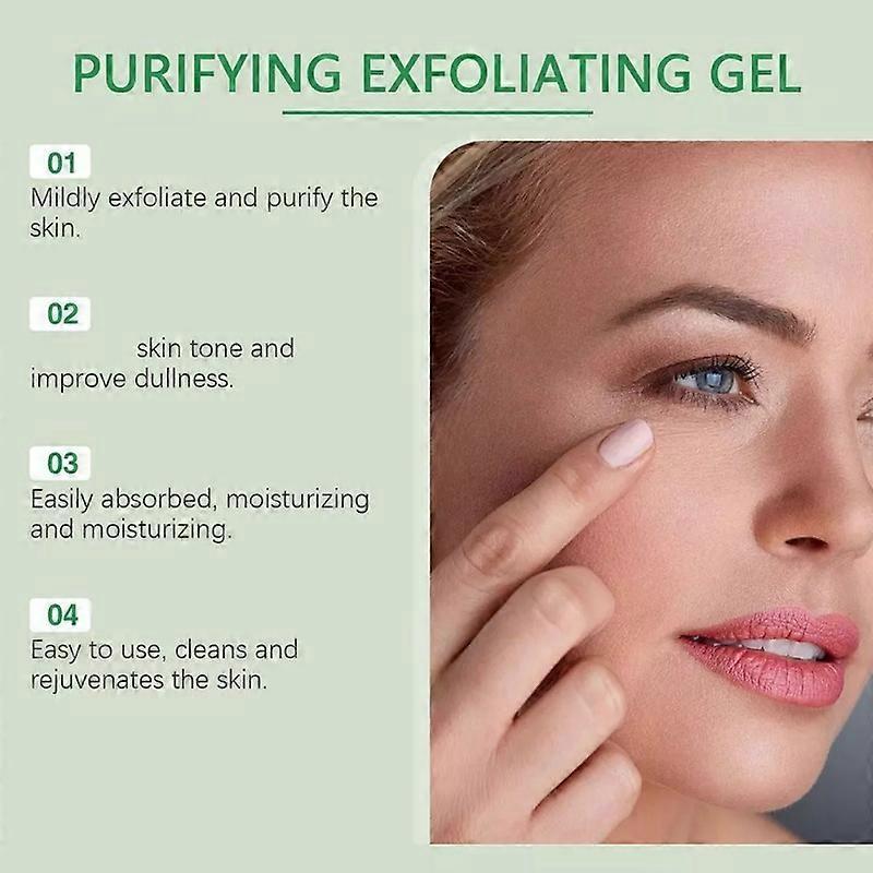 Gream Exfoliating Gel, Purifying Exfoliating Scrub, Moisturizing Cleanses Skin, Deep Cleans Pores, Brightens Skin Tone, For Men & Women