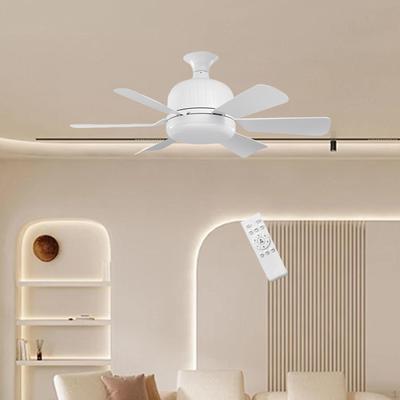 E27 Pedestal Fan Light with Remote Control, 3 Color Temperatures, Modern