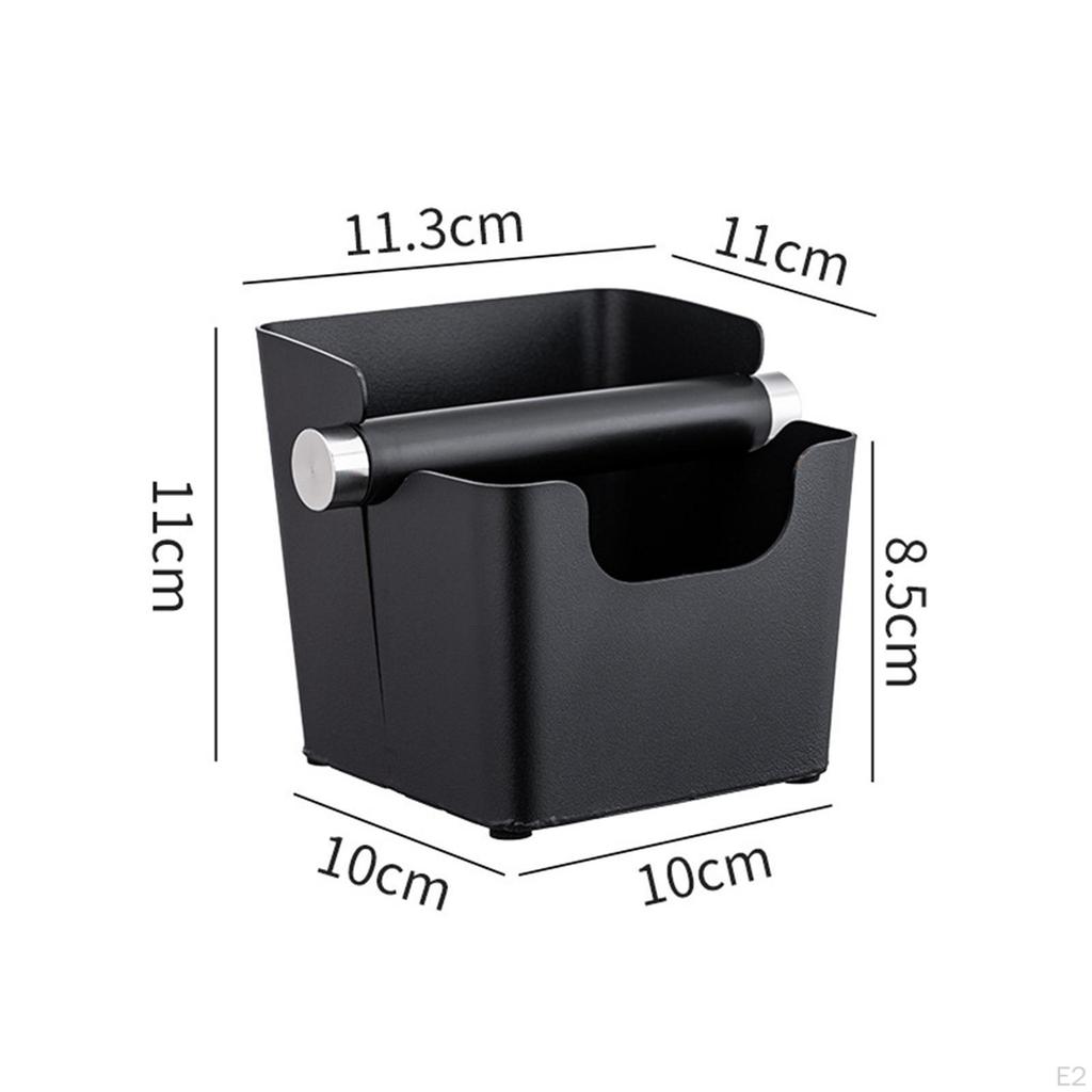 Kompaktní design nádoby na espresso Knock Bin s odnímatelným nástrojem