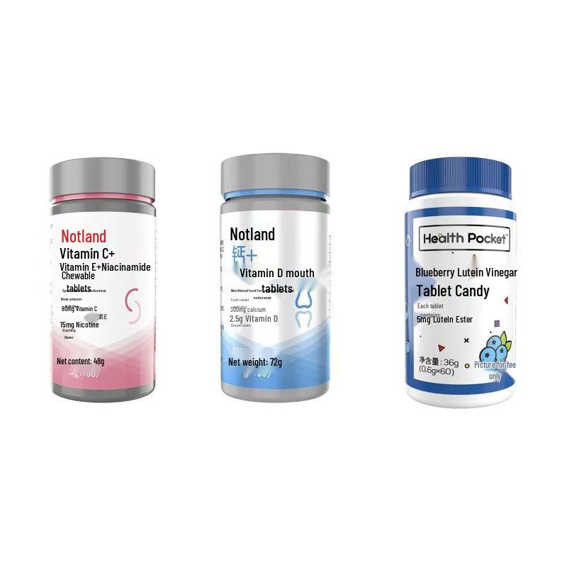 Nott.Land Niacinamide, Calcium VD & Lutein Vitamins for Teens & Adults - Official Product
