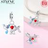 Decorative Charms Plata Originales Angel Of Peace Beads For Charms Genuine Copper Bracelet Beads Jewellery Crafting Women'S Gift Choice