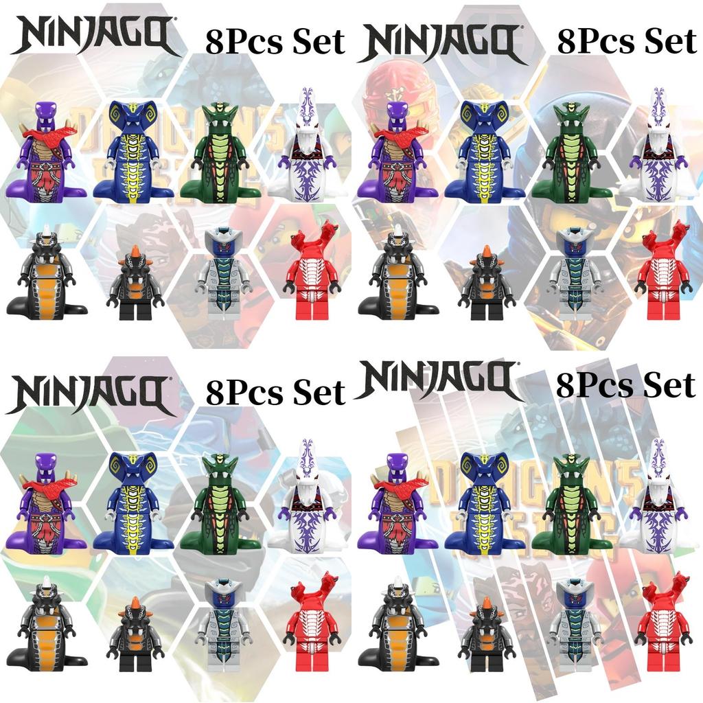 Ninja Serie Kinder Bausteine A025-032 DIY Kunststoff Konstruktion Kleinteile Typ