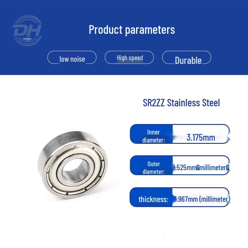 Rust-Proof Stainless Steel Miniature Pulley with Deep Groove Ball Bearing - Anti-Corrosion Gyroscope Ornament Accessory