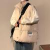 Men's Retro Hip Hop Cotton Down Vest - Warm Autumn/Winter American Style Jacket