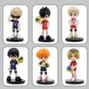 Set of 6 Haikyuu Doll Models, Anime Character Figures, Hanging Decorations, Birthday Props, Cute Merchandise