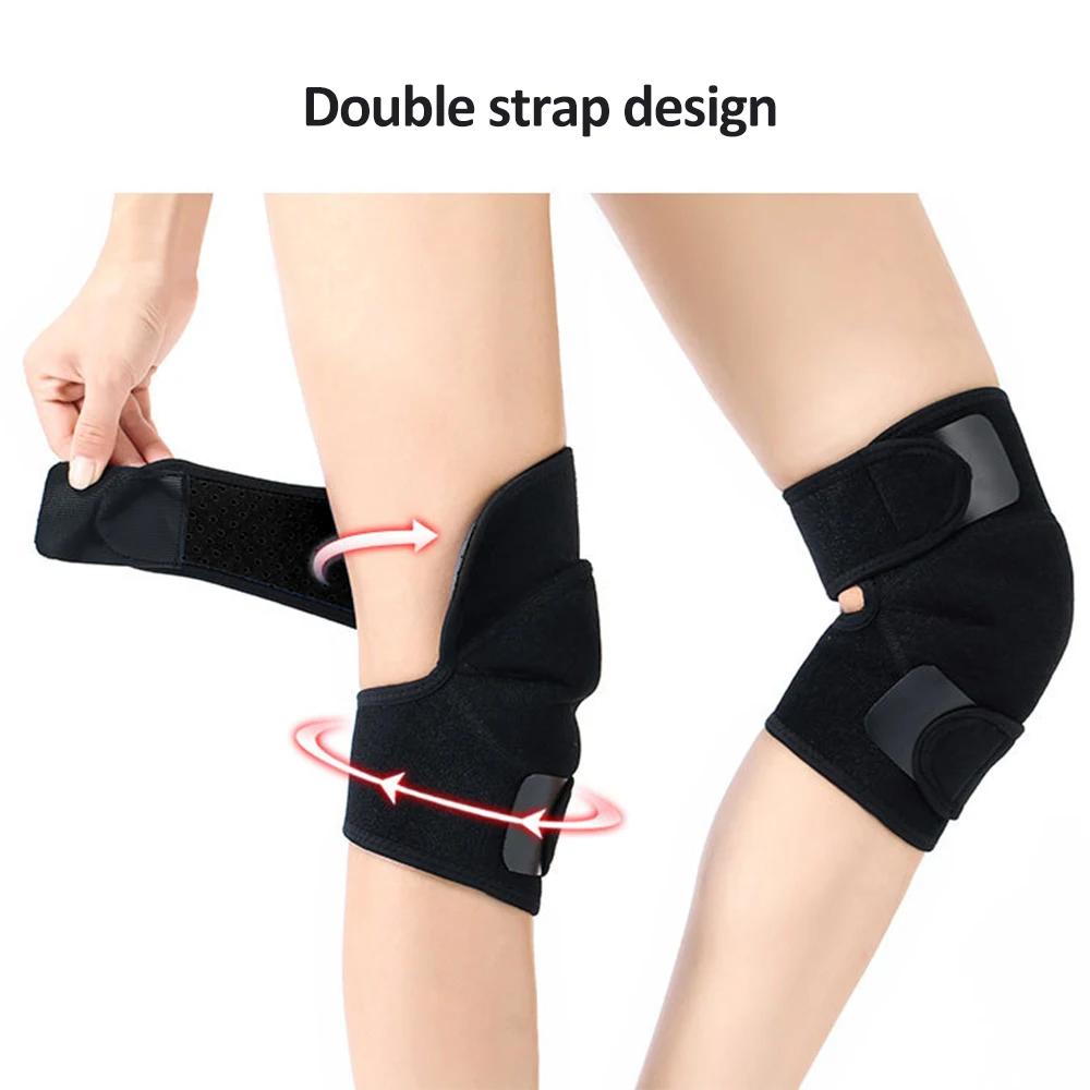 1 Pair Tourmaline Magnetic Knee Brace For Men & Women- Self-Heating Knee Support For Sports,Thermal Therapy Knee Pads For Warmth