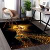 Gouden Stoelmat Kantoor Tapijt Luxe Bureau Beschermer voor Huisdecoratie, Bank Kleed, Groot Formaat Cadeau Geschikt voor Slaapkamer, Woonkamer, Elke Kamer