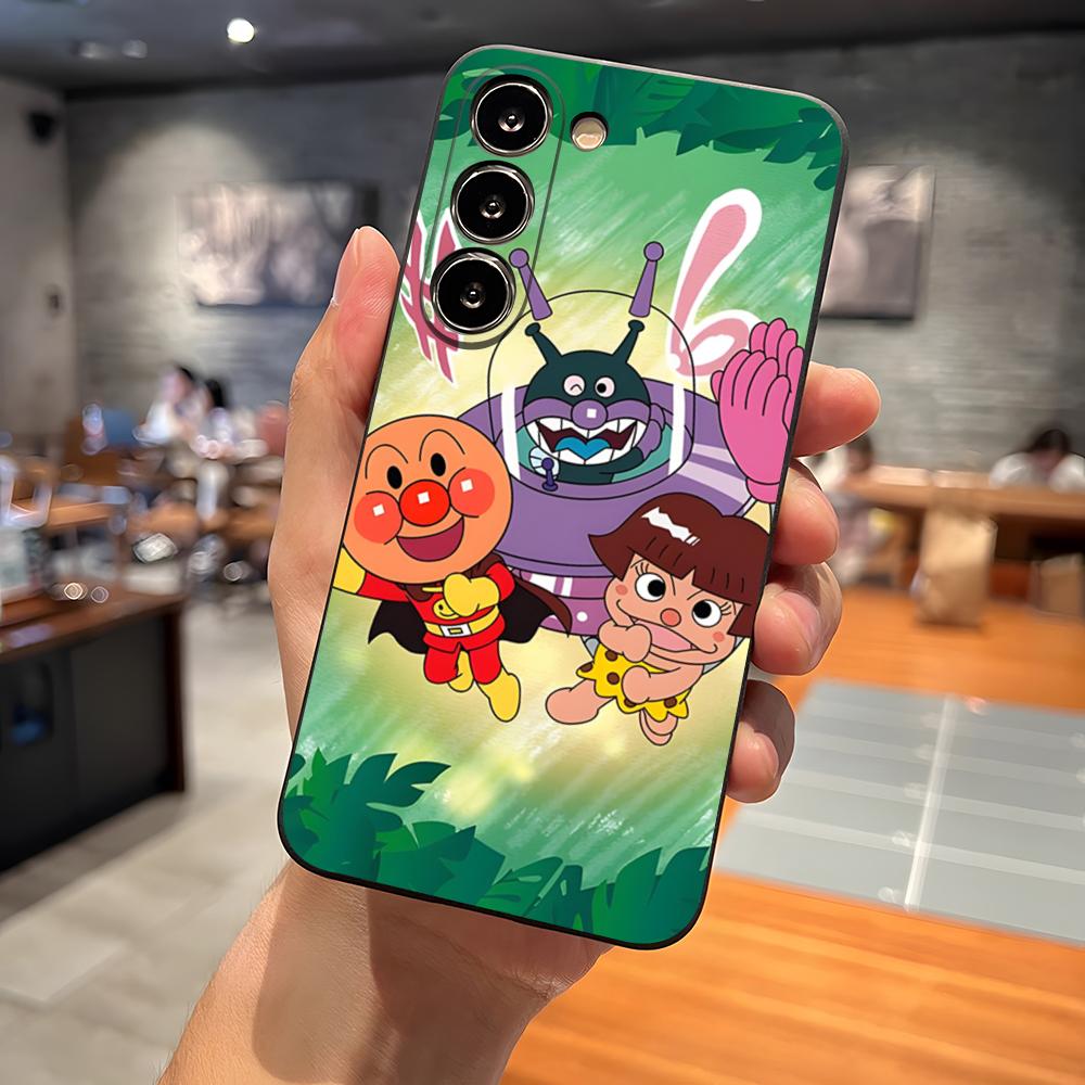 Phone Case For Samsung S26 S24 Ultra S25 S23 Fe S22 S20 S21 Plus A16 A54 A34 A53 Back Cover Cartoon Cute Anpanman