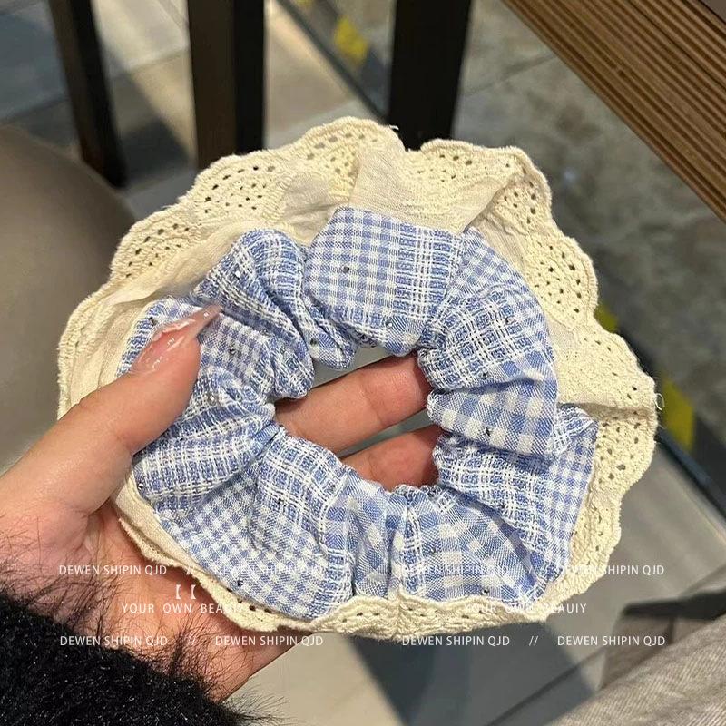 

Весна 2024 Женская резинка для волос в виде кишки в балетном стиле: Элегантное украшение для волос-пучок