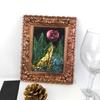 Wall Hanging Silicone Moon Wolf Epoxy Resin Mould for Valentines Day Home Decor