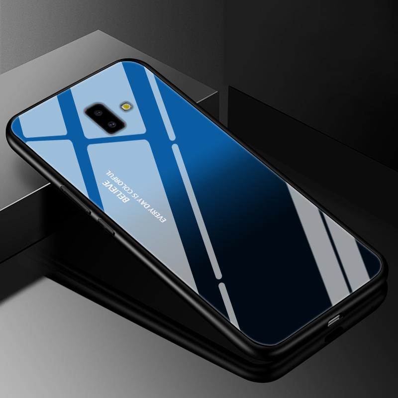 For Samsung J6 2018 Case Cover Tempered Glass Cases for Samsung Galaxy J4 J6 Plus 2018 J8 J7 J730 2017 Prime Hard Back Bumper J6