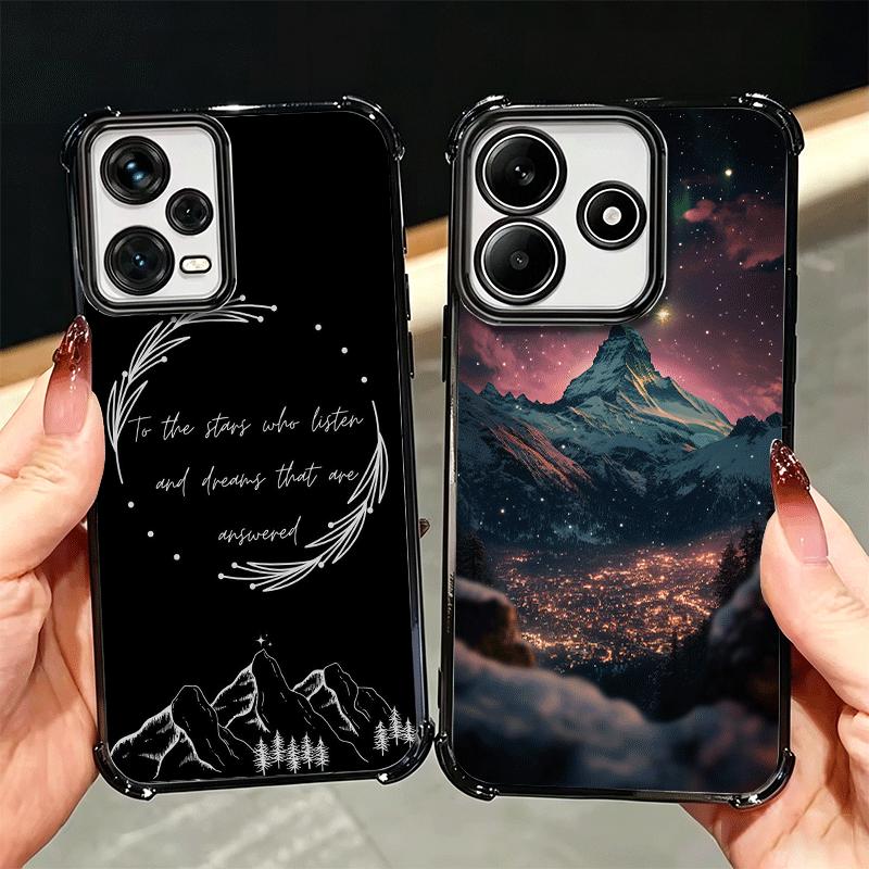 A Court of Mist Fury VELARIS City Plating Phone Case For Xiaomi Redmi Note 14 15 Pro Plus 13 12 11 11S 11T 10 9S 9 5G Anti-Fall