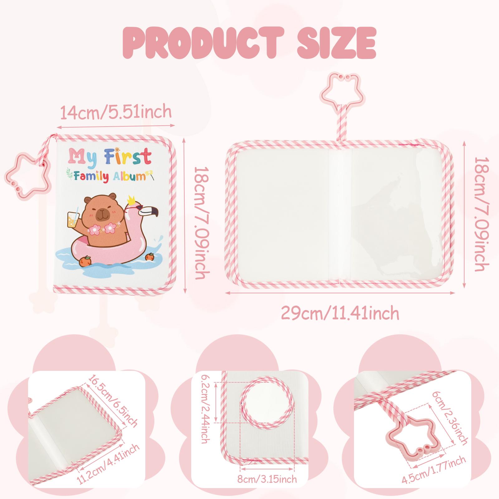 Fabric Memory album Soft Cloth Cartoon Baby Photo Family Memory Album Book DIY Photo Album Handmade Keepsake Kid Christmas Gift