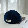 Winter Color Solid Beret Hat For Women With Classic Design Thickened Cap Gift