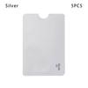 5PCS Cover Safety Credit Cards Bank Aluminium Blocking Anti Thief Rfid Card Holder