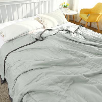 Kühldecke für heiße Schläfer, kühlende Ganzjahresdecke, leichte, atmungsaktive Steppdecke, Linderung von Nachtschweiß, doppelseitige, kalte, weiche Decke