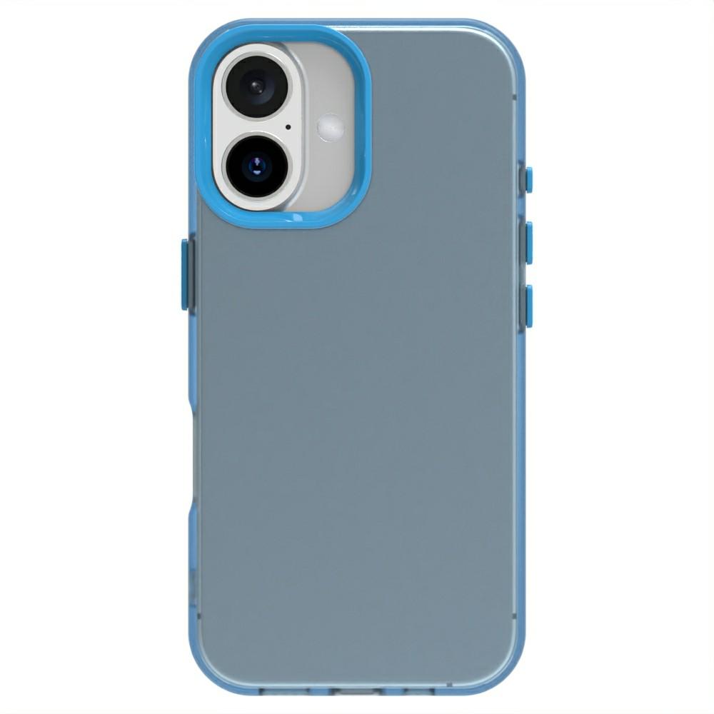 Candy Series For iPhone 16 Plus Case PC+TPU+PET Anti-Drop Phone Cover