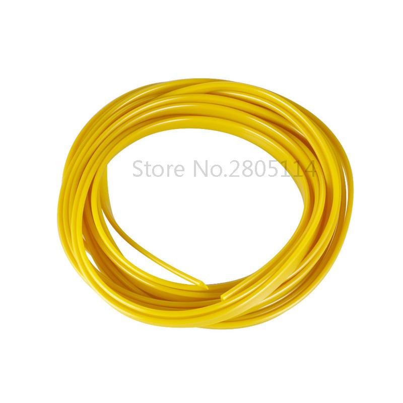 

5M Car Styling Thread Interior Decorative Stickers Brands Decals Trims 3D Strips Stickers on Car Accessories Car-styling жёлтый