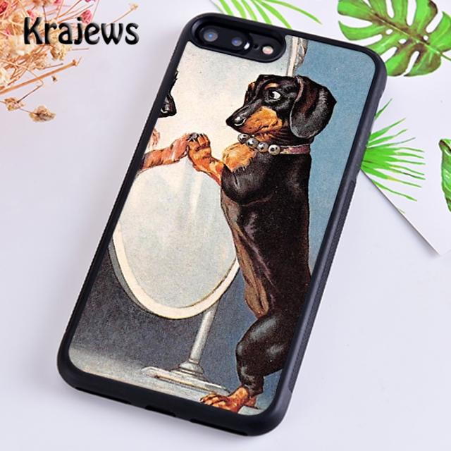 Cute Teckel Dackel Dachshund Dog Phone Case Cover For iPhone 17 Air 16 15 14 Plus 12 13 Pro Max Fundas