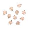 10Pcs Metal Enamel English Letters Charms Pendant For DIY Jewelry Making Necklace Bracelet Accessories