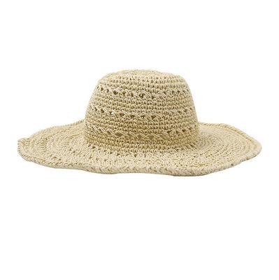 Production of straw hats for women's summer versatile foldable sun hats, seaside beach hats, casual hats, sunscreen straw hats