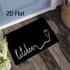 1pc  Kitchen Floor Mat, Kitchen Pattern Printed Floor Mat Easy And Classic Style Suitable for Kitchen, Living Room, Porch, Bal