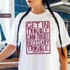 Good Trouble - John Lewis Quote T-and Kids Tshirt | Anti-Fascist and Pro-Democracy Comfort Colors Tee