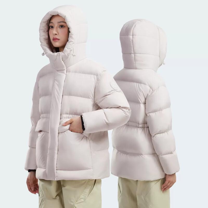 Camel Women's Hooded Down Jacket