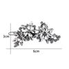 Cute 1Pcs Bride's Accessories Women's Rhinestone Crystal Jewelry Flower Hair Clip