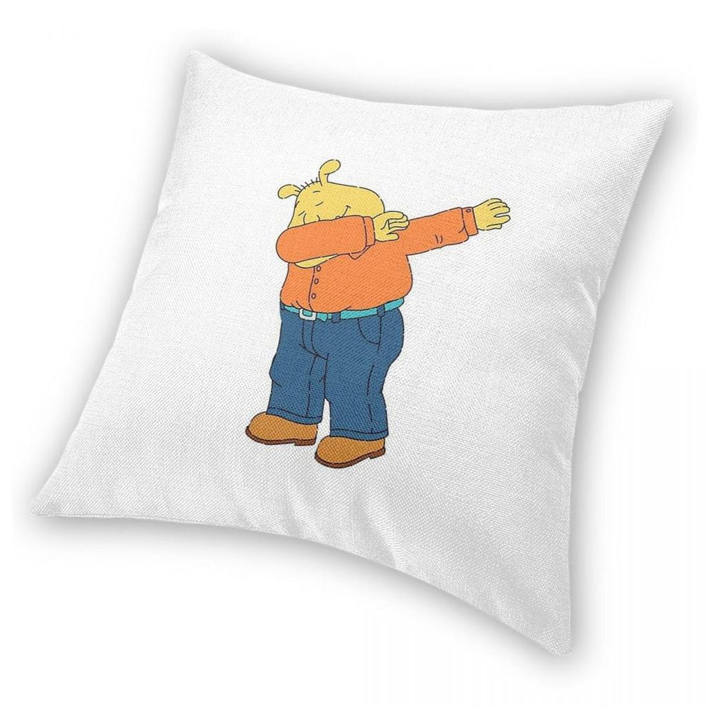 Binky Barnes From Arthur Square Pillowcase Polyester Linen Velvet Printed Zip Decorative Sofa Seater Cushion Cover