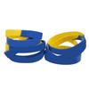 10Pcs Ukrainian Rubber Bracelets Ukraine Wristband for Sports Fan Supporter Men Women