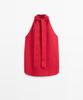 Top a canotta in lino fluido Masimodutti