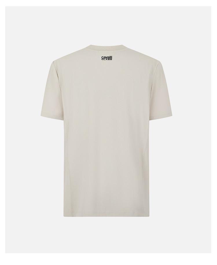 Men's Short-Sleeved T-shirt with Logo Letter Printing