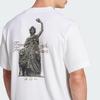 Adidas X BSTN X FC Bayern Munich Collaboration Unisex Loose Fit Organic Cotton Short Sleeve T-Shirt White JF0575