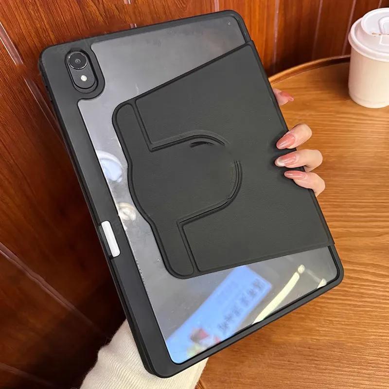 

360° Rotation Case for Samsung Galaxy Tab S10 Plus 12.4 S10+ S9 FE Plus S8 S7 + S6 Lite A9 Plus A8 A7 8.7 Cover with Pen Slot For S10 12.4inch чорний