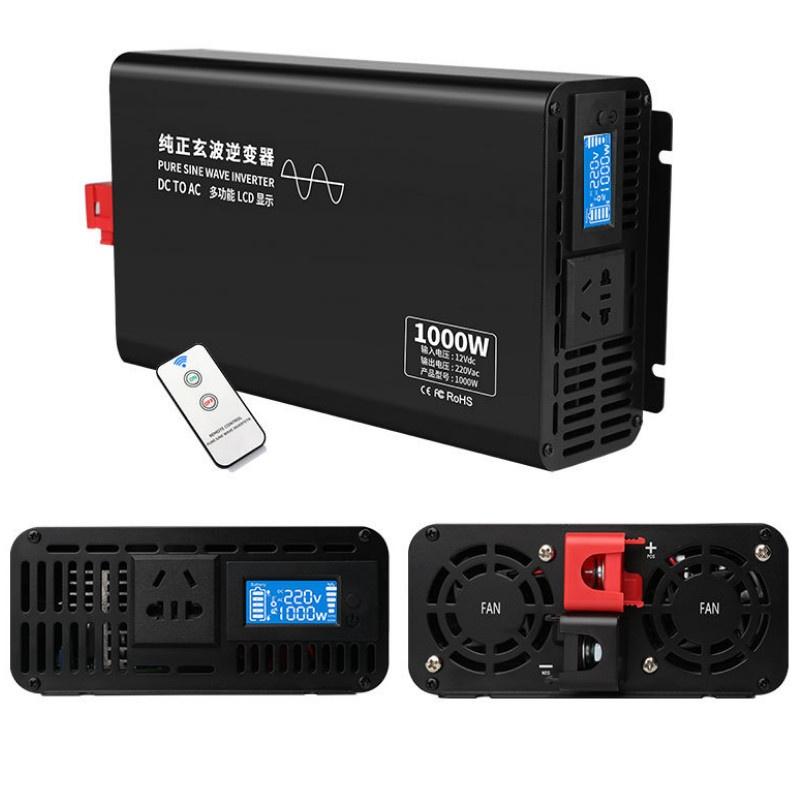 High Power Pure Sine Wave Inverter Portable Car Converter Universal Power Supply Voltage Transformer
