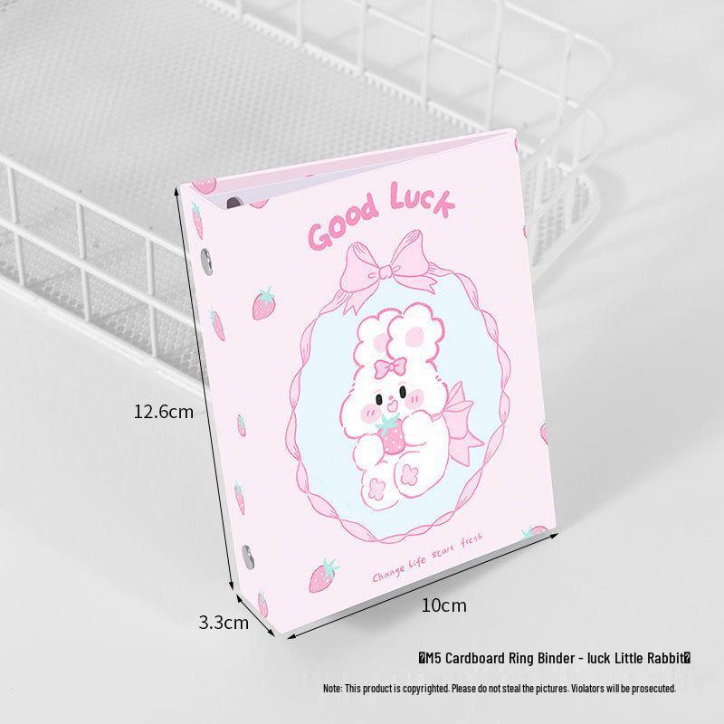 Stargazing Idol A5 Hardcover Album: Cartoon Cover, Six-Hole A7 Binder for Cards