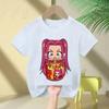 Movie Crew Neck Cartoon Girls Boys Tee Kids Girls Parent-Child T-shirt  Fashion Casual Tops Casual Baby Clothes