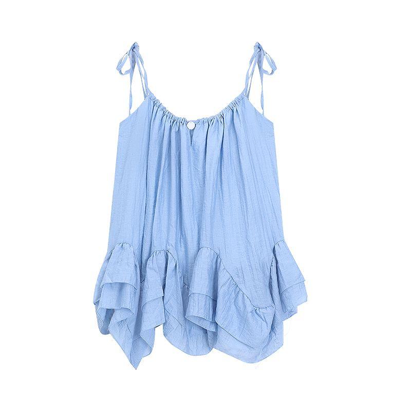 Fresh Seaside Vacation Style Gentle Camisole