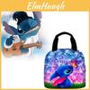 Modern Minimalist Stitch Lunch Bag With Polyester Insulation For School Students And Portable Use