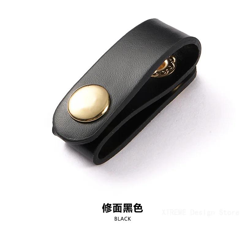

1pc Real Leather Bag Handle Fixed Buckle For Tote Bag Shoulder Strap Fixing Clip Adjustment Shorten Buckle Bag Accessories